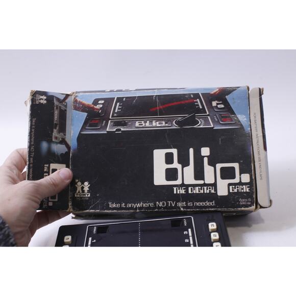 Blip, Digital Game, Tomy, 7018, Electronic, Handheld, Retro Toy, ~ 250317-WH 148 - Picture 3 of 4